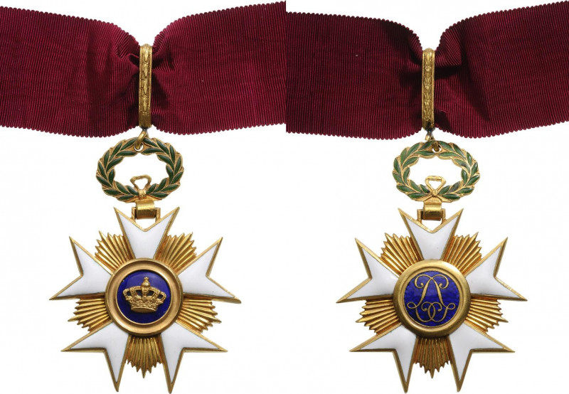 BELGIUM
ORDER OF THE CROWN 
Commander`s Cross, 3rd Class, instituted in 1897. ...