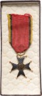 BELGIUM
ORDER OF THE IRON CROSS
1st Class, instituted in 1833. Breast Badge, 30mm, Iron with GOLD frame (upper part bent), unidentified hallmark, bo...