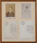 CUBA
Framed group of documents belonging to a Cuban Voluntary 7th Battalion Havana
Awarding document for Military Medal in Silver, dated 30 Septembe...