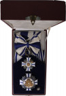 DOMINICAN REPUBLIC
ORDER OF MERIT OF DUARTE SANCHEZ AND MELLA
Grand Cross Set, instituted in 1954. Sash Badge, 85x50 mm, Silver and gilt Silver, bot...