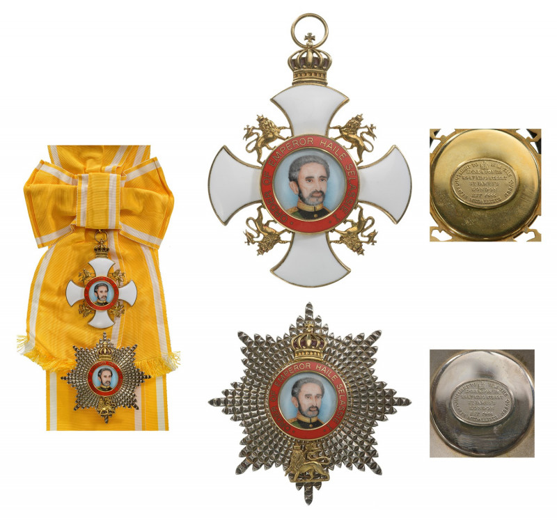 ETHIOPIA
Order of Emperor Haile Selassie
Grand Cross Set, instituted in 1992. ...