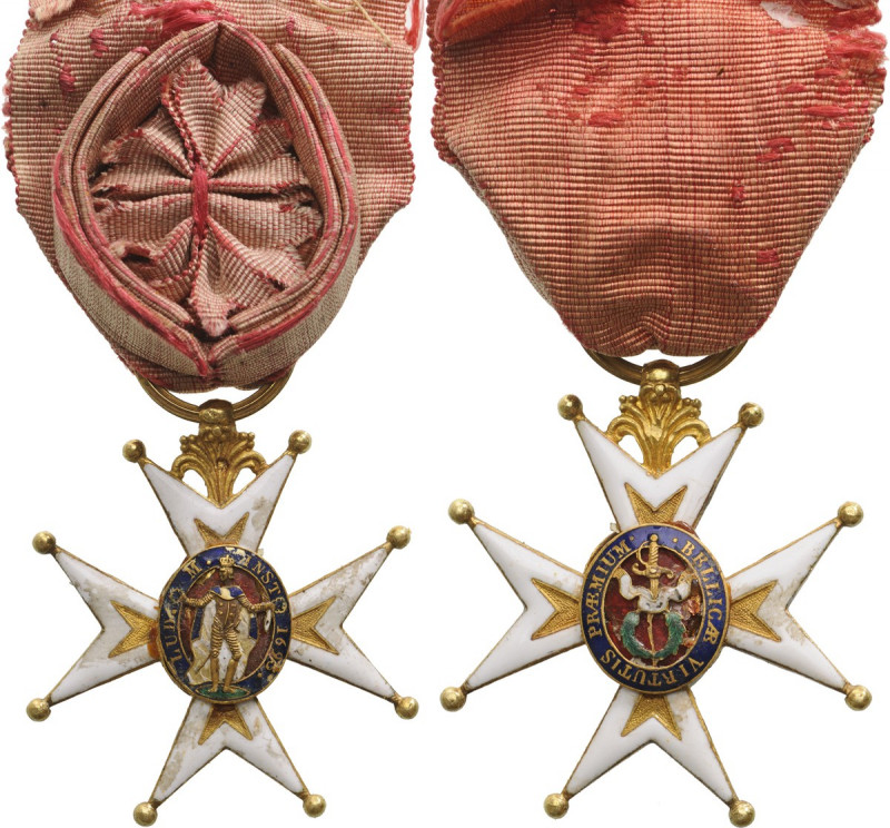 FRANCE
MILITARY ORDER OF SAINT LOUIS, INSTITUTED IN 1693
Knight's Cross, Louis...