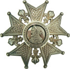 FRANCE
ORDER OF THE LEGION OF HONOR
Grand Officer’s, 2nd Restoration (1815-1830), breast star, 92 mm, in Silver, imitating the sequined embroidery, ...