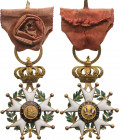 FRANCE
ORDER OF THE LEGION OF HONOR
Officer`s Cross, Louis Philippe King Period (1830-1848), 4th Class, instituted in 1802. Breast Badge Reduced Siz...