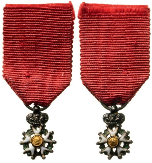 FRANCE
ORDER OF THE LEGION OF HONOR
Knight`s Cross Miniature, 2nd Empire (1852...