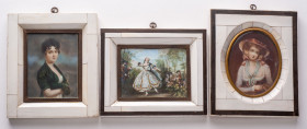 FRANCE
Set of 3 Lithographic reproductions
Set of 3 framed pieces about characters & scenes of the old regime (women) - Lithographic reproductions, ...