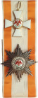 GERMANY - PREUSSEN
Order of the Red Eagle 
A Grand Cross Set, 1st Class, instituted in 1810: sash Badge, 60 mm, in GOLD, 28.5 g, both sides enameled...