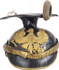GERMANY - PREUSSEN
 Prussia Officer Tschapka for Ulanen Regiments 4, 9, 10, 11, 12 md.1867/1899.
 The bullion wire Feldzeichen is in very good condi...
