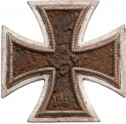 GERMANY - 3RD REICH
Iron Cross 1939 
1st Class, instituted in 1939. Breast Badge, 44 mm, Silver, with pin on reverse (rosted). II 
Estimate: EUR 40...