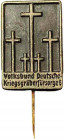 GERMANY- 3RD REICH
Volksbund Deutsche Kriegsgraberfursorge Stick Pin
Breast Pin, 18x40 mm, blackened aluminium. I- 
Estimate: EUR 45 - 90