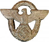 GERMANY- 3RD REICH
Uniform of Hat Badge
45x56 mm, Aluminium, two hooks on the back. I 
Estimate: EUR 150 - 300