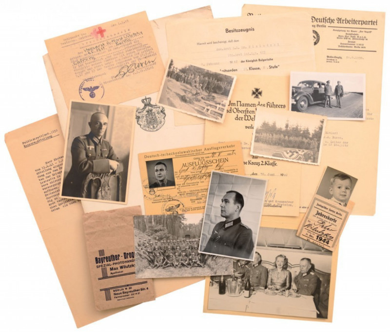 GERMANY - 3RD REICH
Lot of 36 Documents 3rd Reich awarded to an Austrian Medica...