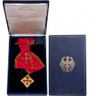 GERMANY - FEDERAL REPUBLIC
ORDER OF MERIT OF THE FEDERAL REPUBLIC
Grand Cross Set, instituted in 1951. Sash Badge, 70x60 mm, gilt Silver, both sides...