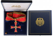 GERMANY - FEDERAL REPUBLIC
ORDER OF MERIT OF THE FEDERAL REPUBLIC
Commander`s Cross, instituted in 1951. Breast Badge, 70x60 mm, gilt Silver, origin...