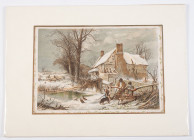 GREAT BRITAIN
Engraving
Foster (B) after, engraving by Georges Leighton, representing a farm under the snow. Print early twentieth, 32 x 21.5 cm at ...