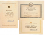 GREECE
3 DIFFERENT GREEK CERTIFICATES AND AWARDING DOCUMENTS
Diploma of the Patriotic Institute (Settlement), School of Assistant Visiting Sisters (...