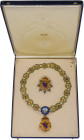 INTERNATIONAL
The Military Order of the Collar of Saint Agatha of Paternò
Grand Master Collar Chain. Chain of two kinds of loops, one with the Trina...