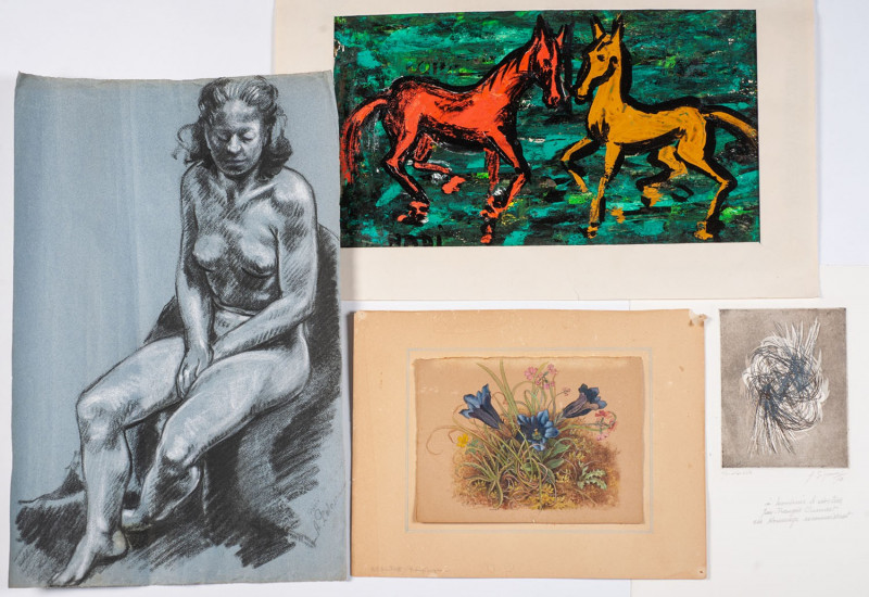 INTERNATIONAL
Set composed of four original draw & paintings on paper
Some sin...