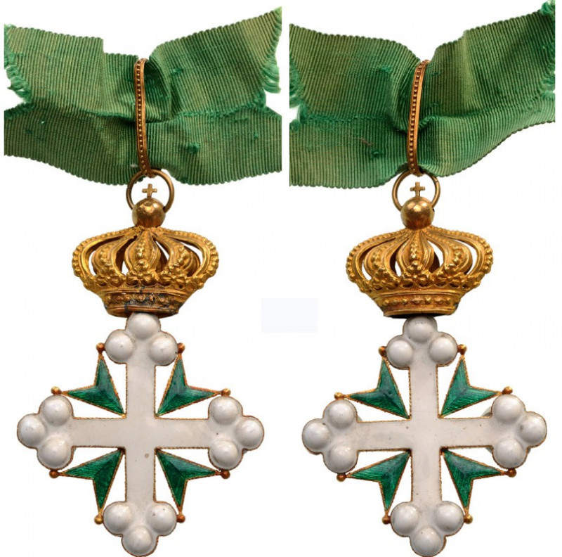 ITALY
ORDER OF SAINT MAURICE AND LAZARUS
Commander`s Cross, 3rd Class, institu...