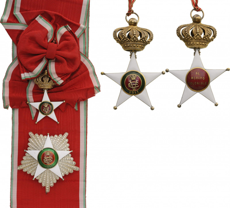 ITALY
Order of the Colonial Star 
A Grand Cross Set, 1st Class, instituted in ...