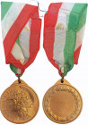 ITALY
"Victoria" Sports Medal
Breast Badge, 33 mm, gilt Bronze, original suspension ring and ribbon. I 
Estimate: EUR 50 - 100