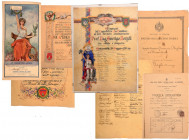 ITALY
6 DIPLOMAS AND 1 HANDBOOK
Awarded to Prof. Amerigo Borghi between 1907 and 1930 by: the Ministry of Public Instruction, White Cross Society, S...
