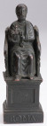 ITALY
Dark bronze figurine depicting Saint Peter sitting on the Roman throne.
Chiseled cast iron of good quality, Italian work of the mid-nineteenth...