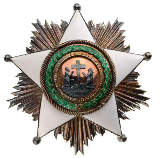 LIBERIA
ORDER OF THE AFRICAN REDEMPTION
Grand Cross Star, 1st Class, institute...