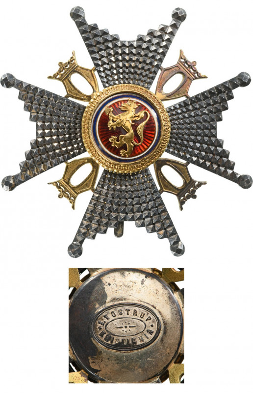 NORWAY
ORDER OF SAINT OLAF
Grand Cross Star, Civil Division, 2nd Type, institu...