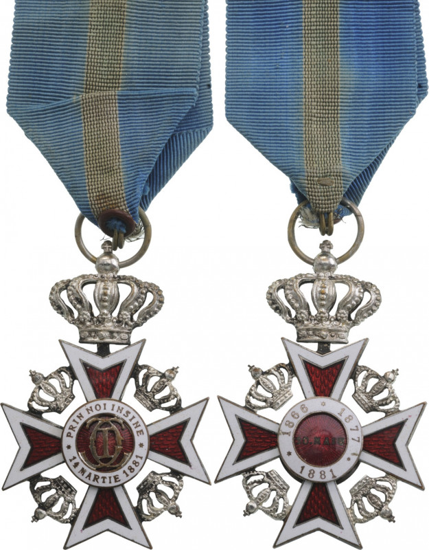 ROMANIA
ORDER OF THE CROWN OF ROMANIA, 1881
Knight's Cross, 2nd Model (1938), ...