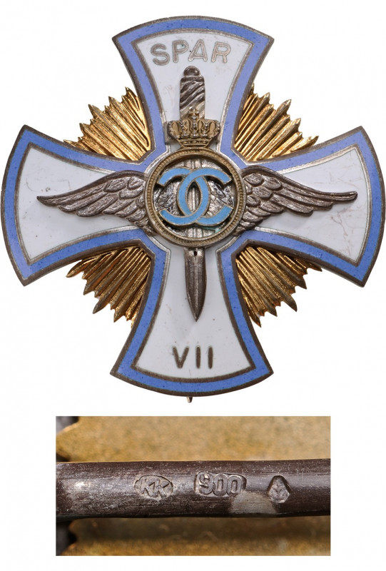 ROMANIA
REGIMENTAL BADGE OF THE "ROMANIAN AERONAUTIC PREPARATORY SCHOOLS S.P.A....