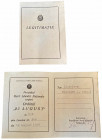 ROMANIA - POPULAR REPUBLIC, 1948-1966
RPR - ORDER "23 AUGUST", instituted in 1959
5th Class. Awarding Booklet to a Liutenant-Colonel, dated 12.08.19...