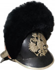 RUSSIA
A Dragoon helmet model 1909, for Soldiers 
This helmet belonged to the 20th (Finlandski) dragon regiment stationed in Vilmanstrand (Finland) ...