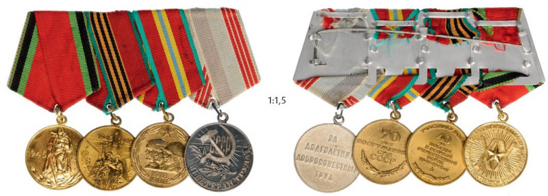 RUSSIA
Medal Bar with 4 Decorations
Medal Bar with 4 Decorations20 Years Jubil...