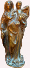 RUSSIA
Bronze Statuette of the Madonna and Child
Bronze statuette with light brown patina - Subject of the Madonna and Child, Central European expre...