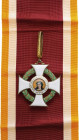 SAN MARINO
ORDER OF SAINT AGATHA
Grand Cross Badge, 1st Class, instituted in 1923. Sash Badge, 60x53 mm, gilt Silver, both sides enameled, both cent...