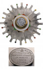 SUDAN
ORDER OF THE REPUBLIC
Grand Cross Breast Star, 1st Class. Breast Star, 98 mm, Silver, hallmarked "SILVER", maker's mark "Garrard" London, cent...