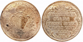 SWITZERLAND
Burgdorf, School Prize Medal. 
Silver, 9.22 g. Meier 204. XF-UNC 
Estimate: EUR 450 - 900