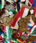 SWITZERLAND
IMPORTANT LOT OF 150 SWISS MEDALS AND BADGES MOSTLY RELATED TO SPORT–SHOOTING–MILITARY
Breast Badges, Neck Badges, Lapel Hole Badges, di...