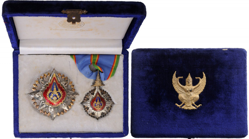 THAILAND
ORDER OF THE CROWN OF SIAM
Grand Officers Set, 2nd Class, 2nd Type, i...