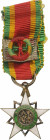 TOGO
ORDER OF THE MONO
Commander's Cross Miniature, instituted in 1961. Breast Badge, 16 mm, gilt Silver, hallmarked, enameled, central medallion en...