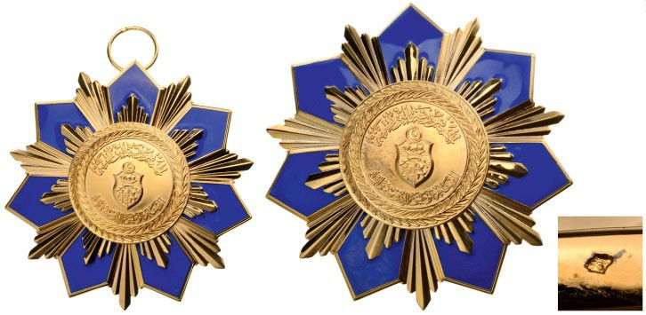TUNISIA
ORDER OF NATIONAL MERIT
Grand Cross Set, 1st Class, instituted in 1997...