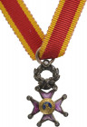 VATICAN
ORDER OF SAINT GREGORY
Knight’s Cross Miniature with Diamonds. Breast Badge, 18x13 mm, Gold and Silver, rubies and diamonds, medaillon GOLD,...