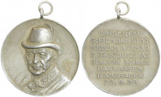 Silbermedaille, 1928
Deutschland, Essen. an Öse, auf Wilhelm Dittmar zum 75 Geburtstag, Maler und Grafiker.. 25,38g
vz
