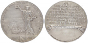 Silbermedaille, 1914
Deutschland, Kaiserreich nach 1871. auf die Internat. Postwertzeichenausstellung.. 47,00g
stgl