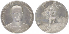 Wilhelm II. 1888 - 1918
Deutschland, Kaiserreich nach 1871. Silbermedaille, 1914. von R. Küchler, auf Hans Hartwig v. Beseler, General der Infanterie,...