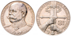 Silbermedaille, 1915
Deutschland, Kaiserreich nach 1871. auf GO von Eichhorn.. 18,40g
Z. 2100
vz