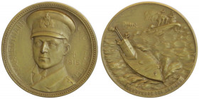 Bronzemedaille, 1915
Deutschland, Kaiserreich nach 1871. auf Otto Weddingen, U-Boot Komm.. 17,63g
Z. 6018
stgl