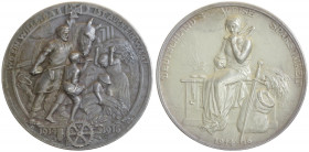 Silbermedaille, 1916
Deutschland, Kaiserreich nach 1871. Deutschlands weise Sparsamkeit.. 22,42g
Z. 5027
vz