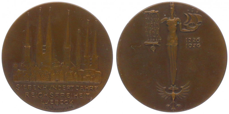 Bronzemedaille, 1926
Deutschland, Weimarer Republik 1919 - 1933. an die 700-Jahr...